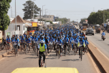 Tamale residents applaud Cowbell for annual Bike Caravan