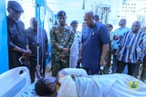 Mahama visits Burkina Faso attack survivors at 37 Military Hospital