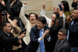 Colombian senator shot two times during campaign rally