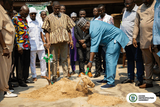 AMA cuts sod to begin six community projects in education, health, roads and water
