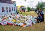 Nana Konadu Agyeman-Rawlings lays wreath in memory of 8 helicopter crash victims