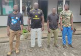 Galamsey: NAIMOS arrests four soldiers for illegal raids in Tarkwa Nsuaem