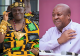 Dormaahene hails Mahama, vows to carry him at his back if cedi hits GH₵8 to $1 [Video]