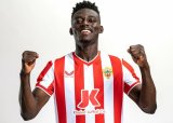 Baba Iddrisu makes emotional return to Almeria after 286 days out