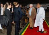 German President arrives in Accra for three-day state visit