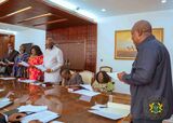 President Mahama swears in Governing Council members of National African Peer Review Mechanism