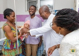 Mahama marks 67th birthday visiting children’s wards
