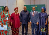 Mahama backs Ghana’s path to first female president [Photos]