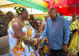 Photos: Mahama’s Thank You Tour to Bono East Region