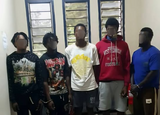 Five suspects arrested over robbery incidents in Sefwi Bekwai