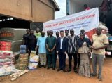 Greenhouse Company Limited presents relief items to Gbenyiri conflict victims