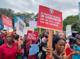 Newly posted teachers protest over 13-month salary arrears