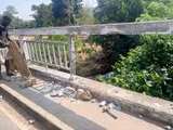 Kadjebi: Vehicle damages Menuso Bridge wall, driver arrested