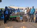 Ghana Police deliver medical aid to South Sudan hospital