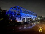 Firefighters avert disaster on Accra-Cape Coast Highway [Photos]