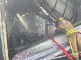 Fire Service contain major blaze at Oyibi warehouse