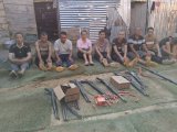 NAIMOS arrests 10 armed Chinese illegal miners at Abusa [Photos]