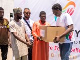 Families at Fadama receive support from Kevin Okyere Foundation