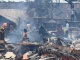 2 firefighters injured as Fire Service contains blaze at Timber Market