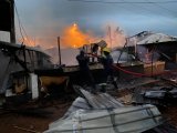 Fire officers contain inferno at Nogora commercial enclave at Ho Technical University