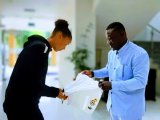 Chantelle Boye-Hlorkah fulfills Kobby Stonne’s commentary wish with a special gift