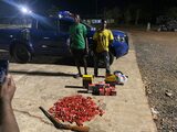 Police in Dambai reject 50,000 cedis bribe, intercept ammunition consignment and locally made gun