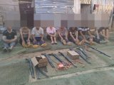 Galamsey: 10 Chinese arrested, cache of weapons seized at Abesua in Ashanti Region