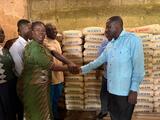 Denyaseman Catholic SHS receives relief support from Bekwai MP after disaster
