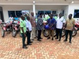CRS presents motorcycles to National Ambulance Service to improve emergency health response