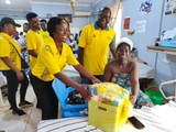 MTN spreads Christmas cheer to newborns in Takoradi hospitals