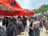 Mourners from all walks of life pay last respect to Asantehemaa