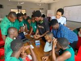 Young and Safe Project introduces pupils of Ho Dome E.P. Basic to robotics and virtual reality (…)