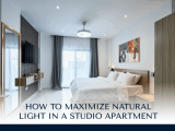 How to maximise natural light in a Studio Apartment