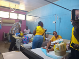 MTN Ghana spreads Christmas cheer with baby hampers for 25 newborns at Cape Coast Teaching Hospital