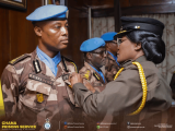 9 Ghanaian Prison Officers receive UN medal for service in DRC