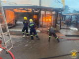 Fire destroys pub and four other shops at Nogora Junction