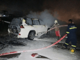 Car catches fire at Fijai Cultural Centre