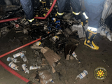 Fire guts car parts shop at Bogoso