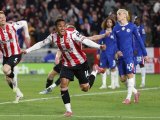 Brentford score injury-time equaliser against Chelsea