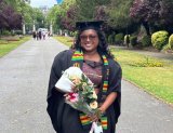 Van Vicker celebrates proud moment as daughter graduates law school