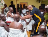 Kaizer chiefs visit Asantehene ahead of Toyota Cup clash with Kotoko