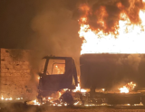 Outrage in Buipe as broken fire tender leaves blaze to rage unchecked