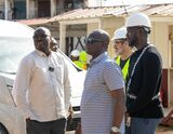 Photos: Finance Minister inspects abandoned Takoradi Market Circle project, pledges resumption (…)