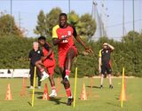 Baba Alhassan trains with Uganda after Ghana switch