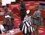 Some MPs don smocks in cultural solidarity amid Ghana-Zambia ‘fugu’ controversy