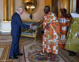 King Charless III commiserates with Asantehene over Asantehemaa’s passing