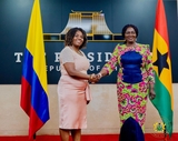 Ghana and Colombia strengthen ties as Vice Presidents meet in Accra