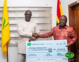 NLA presents GH¢100,000 to Volta Regional Coordinating Council in support of tidal wave victims
