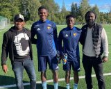 Two talents from West African Talent Hunt shine with Djurgardens IF in Sweden