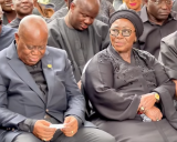 Akufo-Addo overwhelmed with emotion during visit to Lumba’s family